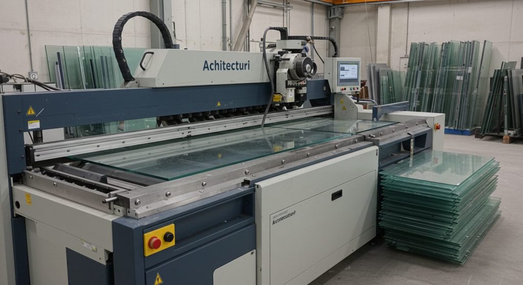 architectural glass beveling machine