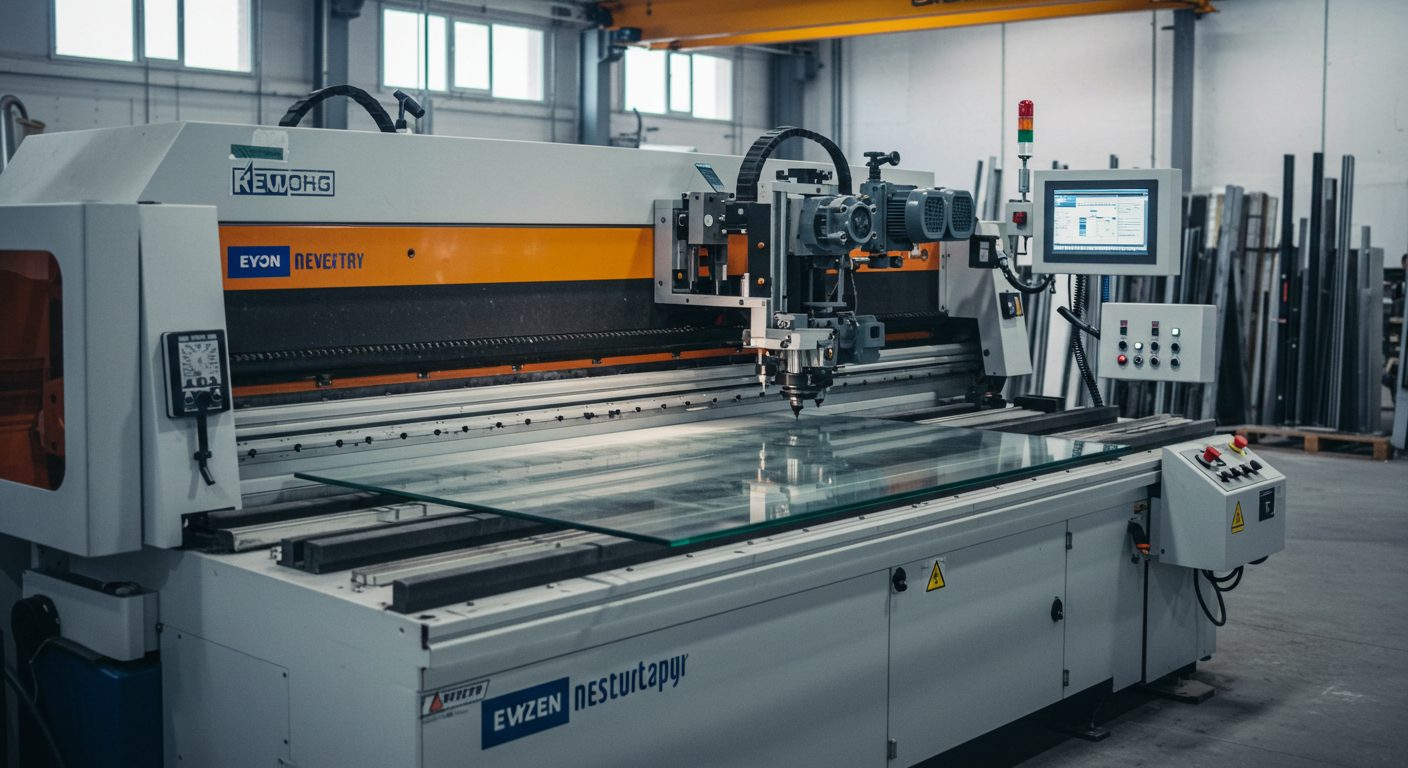 glass window beveling machine