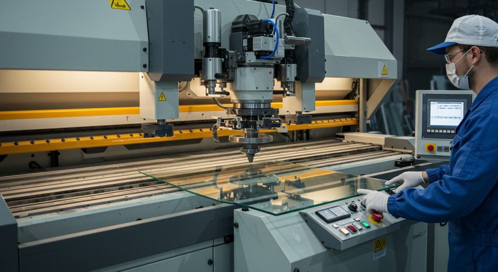 glass edge beveling machine