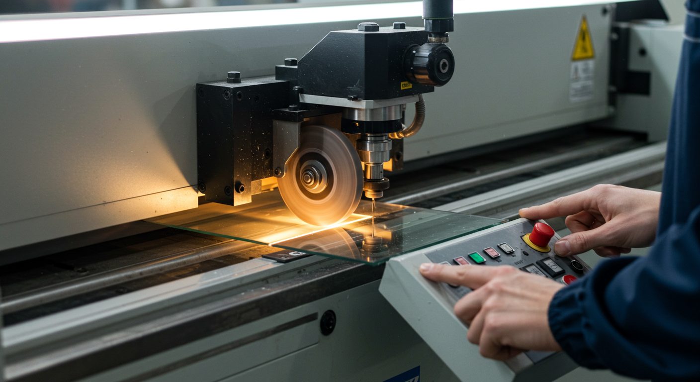 glass edge beveling machine