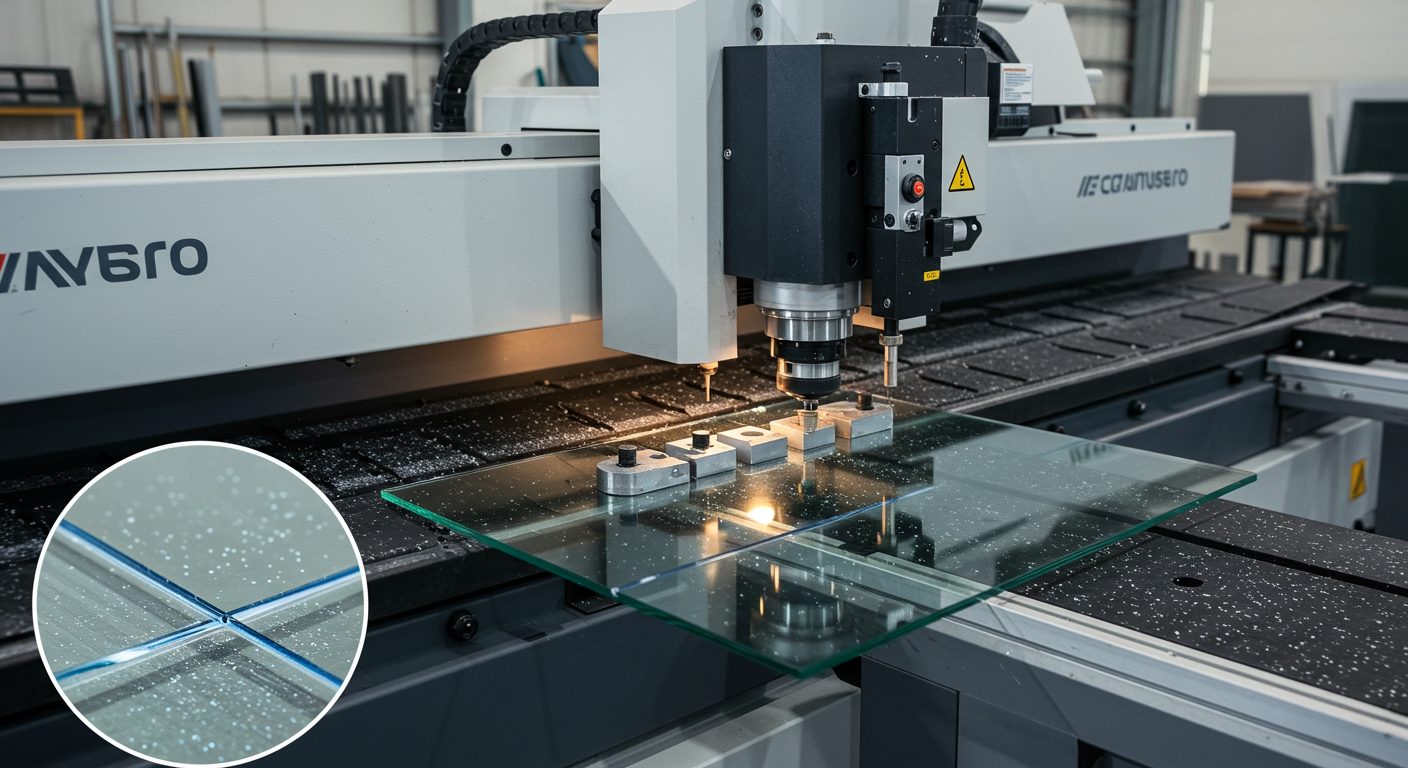 glass edge chamfering machine