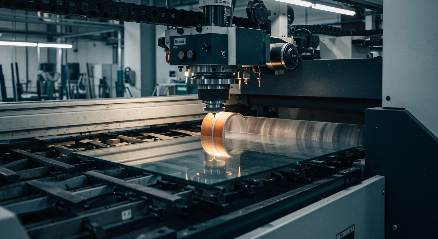 glass edge finishing machine