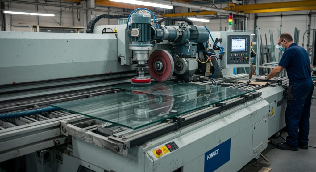 glass edge polishing machine