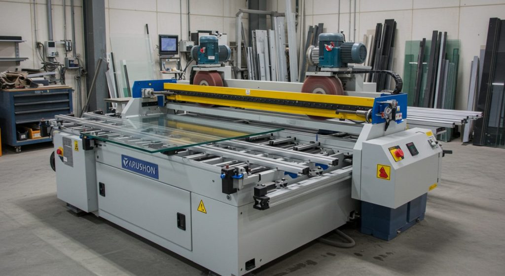 glass panel beveling machine